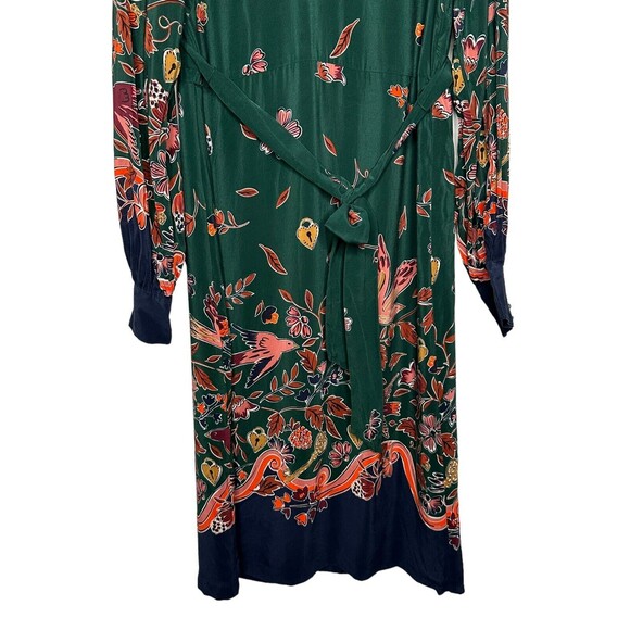 Boden Green Floral Midi Dress - Picture 12 of 15